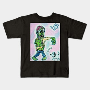 My Pet Zombie #4 - Here Boy Kids T-Shirt